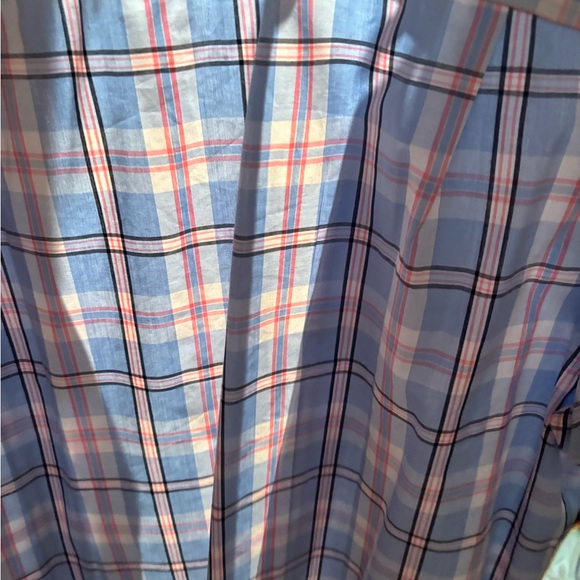 Men's Blue Plaid Shirt - Picture 5 of 5